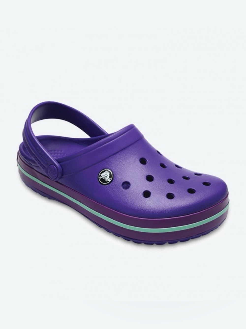 Crocs Purple Crogman Kids Clogs Shoes